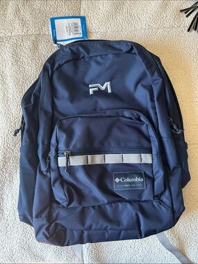 Columbia Navy Backpack with Gray Accents